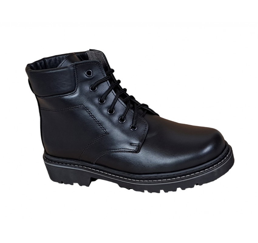 Bocanci barbati Markus piele naturala imblaniti model iarna MARKUS - LBOCNBOX