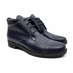 Oferta  marimea 37,  40, 42  -  Ghete barbati din piele naturala (imblanite) Bleumarin - Made in Romania LBOND1BL Oferta  marimea 37,  40, 42  -  Ghete barbati din piele naturala (imblanite) Bleumarin - Made in Romania LBOND1BL