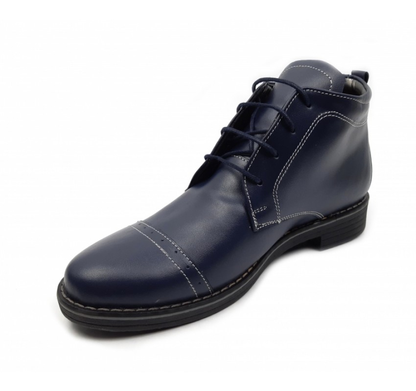 Oferta marimea 37, 40, 42 - Ghete barbati din piele naturala (imblanite) Bleumarin - Made in Romania LBOND1BL Oferta marimea 37, 40, 42 - Ghete barbati din piele naturala (imblanite) Bleumarin - Made in Romania LBOND1BL