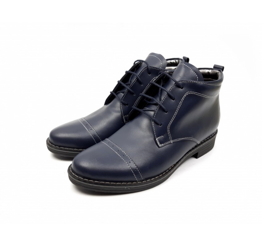 Oferta marimea 37, 40, 42 - Ghete barbati din piele naturala (imblanite) Bleumarin - Made in Romania LBOND1BL Oferta marimea 37, 40, 42 - Ghete barbati din piele naturala (imblanite) Bleumarin - Made in Romania LBOND1BL