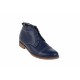 Oferta marimea 42 - Ghete barbati din piele naturala (imblanite) Bleumarin - Made in Romania LBOND1BLTPM