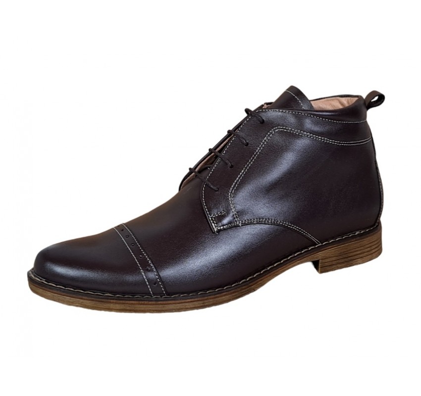 OFERTA marimea 38, 41, 42- Ghete barbati din piele naturala casual Maro LBOND1MBOX OFERTA marimea 38, 41, 42- Ghete barbati din piele naturala casual Maro LBOND1MBOX