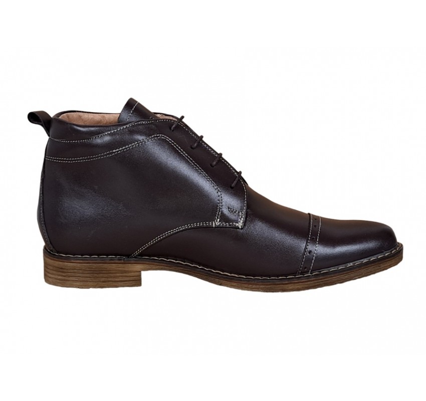 OFERTA marimea 38, 41, 42- Ghete barbati din piele naturala casual Maro LBOND1MBOX OFERTA marimea 38, 41, 42- Ghete barbati din piele naturala casual Maro LBOND1MBOX