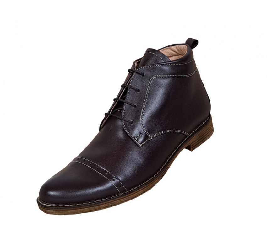 OFERTA marimea 38, 41, 42- Ghete barbati din piele naturala casual Maro LBOND1MBOX OFERTA marimea 38, 41, 42- Ghete barbati din piele naturala casual Maro LBOND1MBOX
