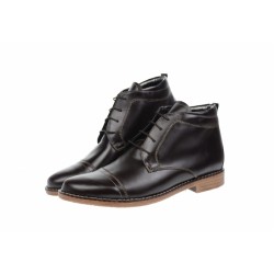 Oferta marimea 38, 41, 42, 43  -  Ghete barbati din piele naturala casual-elegant,  imblanite LBOND1M