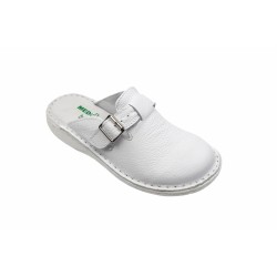 Oferta Marimea 35 Saboti medicali femei, albi din piele naturala box, Med-Line LBR127A