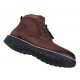 Oferta Marimea 38, 42 Ghete barbati casual, din piele naturala Maro cu fermoar LCORSAFM