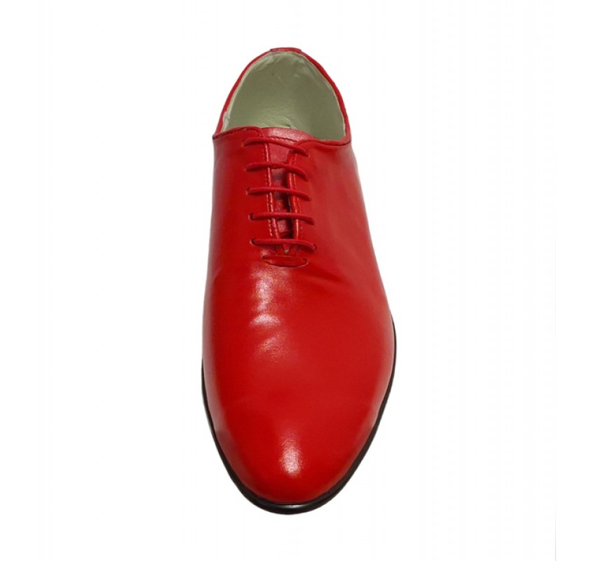 OFERTA MARIMEA 44  - Pantofi barbati eleganti, din piele naturala, rosu, Enzo Class - GKR,LENZOCLASSRED