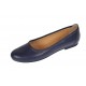 Marimea 40 Balerini dama casual din piele naturala bleumarin - LFLO3BL
