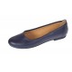 Marimea 40 Balerini dama casual din piele naturala bleumarin - LFLO3BL
