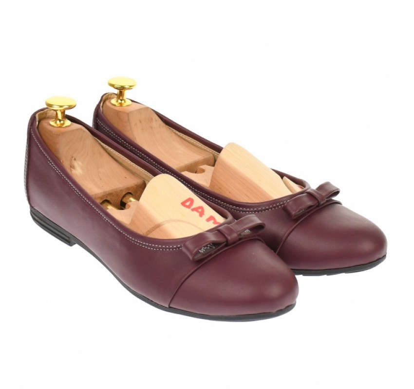 Oferta marimea 40 - Balerini dama, grena, casual, din piele naturala - Made in Romania LFLOGRENA Oferta marimea 40 - Balerini dama, grena, casual, din piele naturala - Made in Romania LFLOGRENA