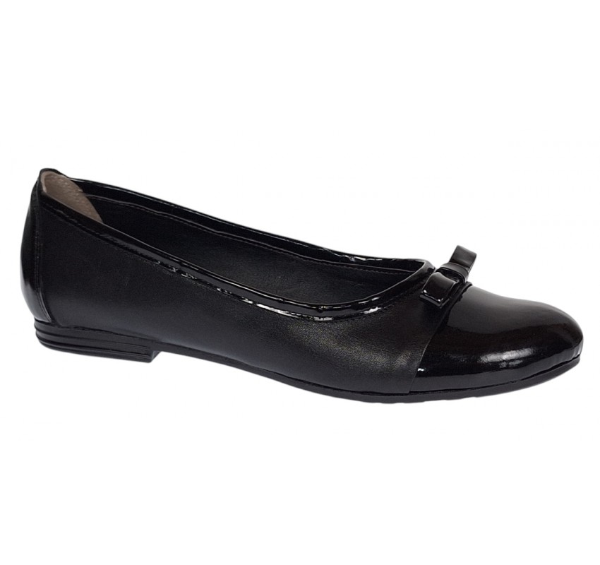 Oferta 38 Balerini dama negri, eleganti - casual din piele naturala - Made in Romania LFLONLAC Oferta 38 Balerini dama negri, eleganti - casual din piele naturala - Made in Romania LFLONLAC