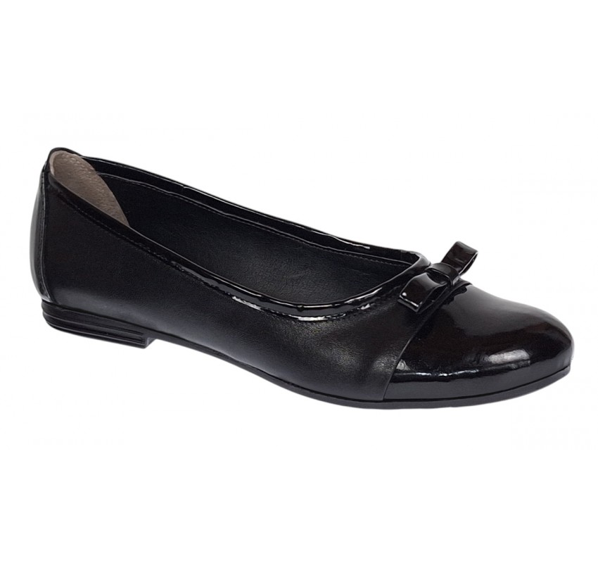 Oferta 38 Balerini dama negri, eleganti - casual din piele naturala - Made in Romania LFLONLAC Oferta 38 Balerini dama negri, eleganti - casual din piele naturala - Made in Romania LFLONLAC