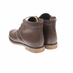 Oferta marimea 38 39  - Ghete dama,  maro, casual, din piele naturala - LG01MBOX