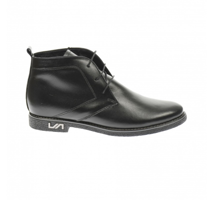 Oferta marimea 36 - Ghete dama, model casual, imblanite din piele naturala, negre - LG01NBOXN Oferta marimea 36 - Ghete dama, model casual, imblanite din piele naturala, negre - LG01NBOXN
