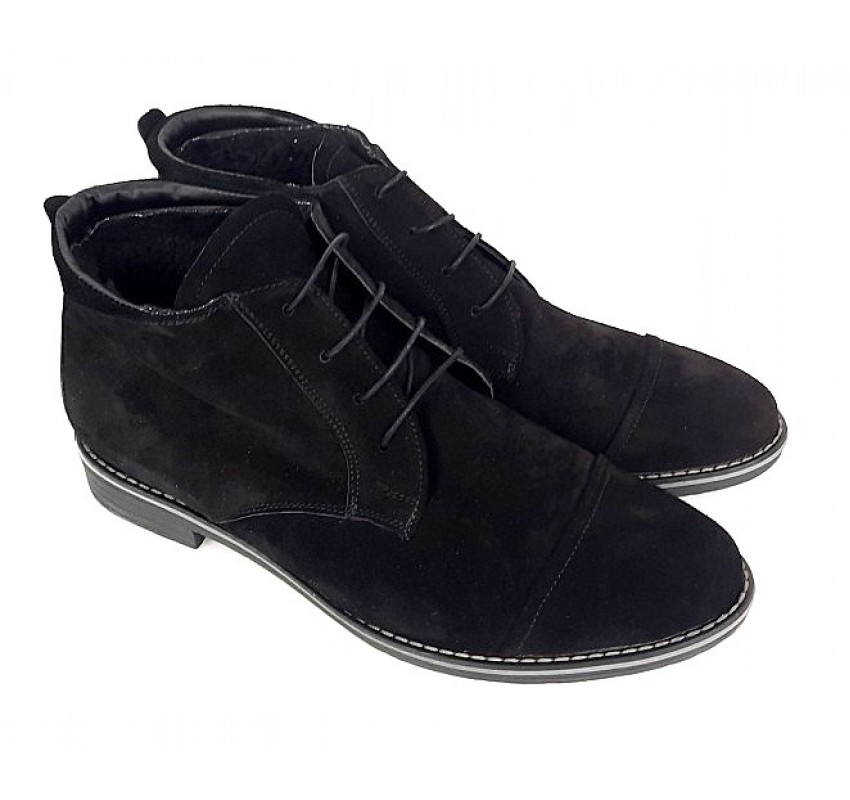 Oferta marimea 42, Ghete barbati din piele naturala (imblanite) YURI LG03N2VEL Oferta marimea 42, Ghete barbati din piele naturala (imblanite) YURI LG03N2VEL