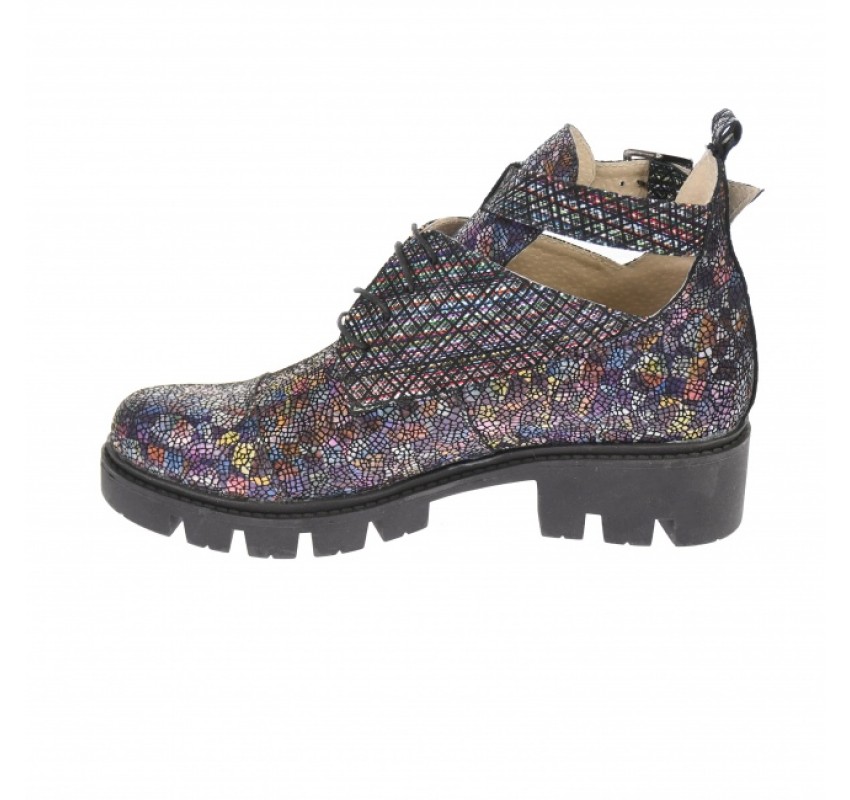 Oferta marimea 40 - Ghete dama, casual, din piele naturala, multicolor - LG213COLOR Oferta marimea 40 - Ghete dama, casual, din piele naturala, multicolor - LG213COLOR