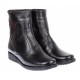 Oferta Marimea 39 Ghete dama orto negre din piele naturala imblanite LG964N
