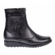 Oferta Marimea 39 Ghete dama orto negre din piele naturala imblanite LG964N