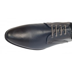 Oferta Pantofi Probati/Purtati barbati, eleganti, piele naturala, Bleumarin - GKR03BL