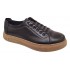 Oferta Marimea 40 Pantofi barbati casual din piele naturala Negru Gold LGKR122N