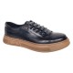 Oferta Marimea 40 Pantofi barbati casual din piele naturala Negru Gold LGKR124N