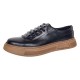 Oferta Marimea 40 Pantofi barbati casual din piele naturala Negru Gold LGKR124N