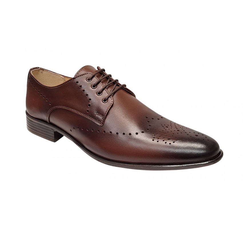 Pantofi eleganti barbati din piele naturala - Model Maro 131 Marimea 44 Pantofi eleganti barbati din piele naturala - Model Maro 131 Marimea 44