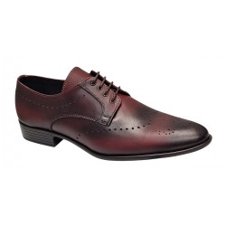 Pantofi eleganti barbati din piele naturala - Model Bordeaux 131 Marimea 44