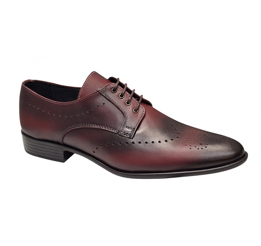 Pantofi eleganti barbati din piele naturala - Model Bordeaux 131 Marimea 44 Pantofi eleganti barbati din piele naturala - Model Bordeaux 131 Marimea 44