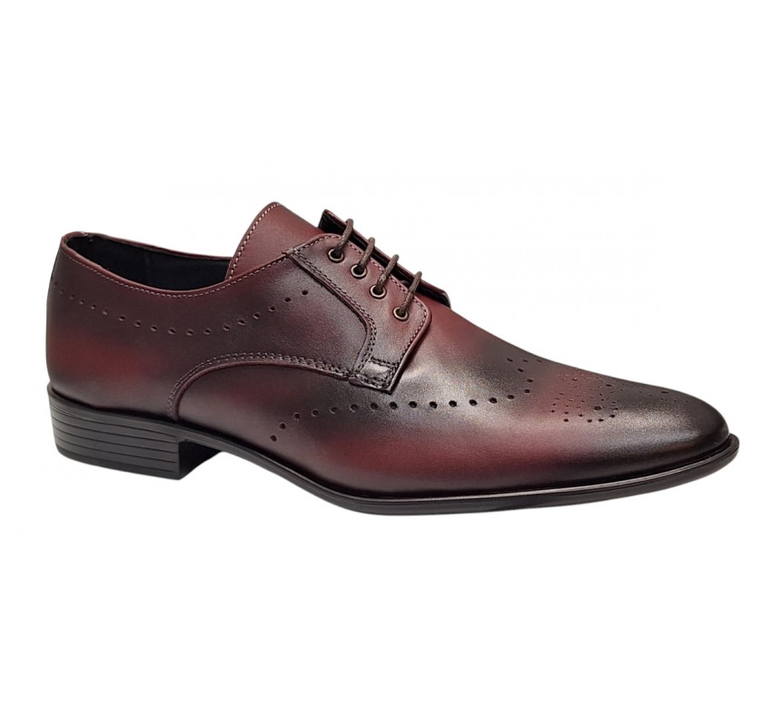 Pantofi eleganti barbati din piele naturala - Model Bordeaux 131 Marimea 44 Pantofi eleganti barbati din piele naturala - Model Bordeaux 131 Marimea 44