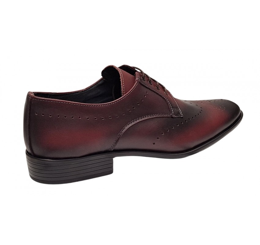 Pantofi eleganti barbati din piele naturala - Model Bordeaux 131 Marimea 44 Pantofi eleganti barbati din piele naturala - Model Bordeaux 131 Marimea 44