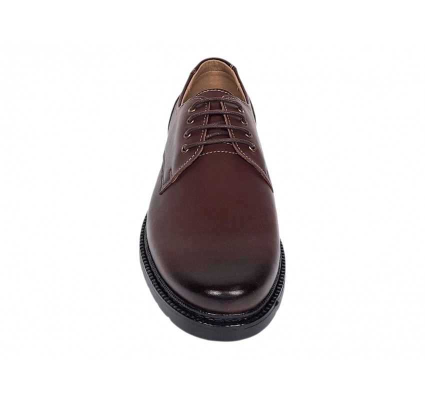 Marimea 39 Pantofi barbati casual maro din piele naturala LGKR217M