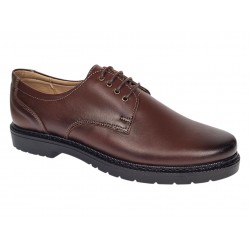 Marimea 39 Pantofi barbati casual maro din piele naturala LGKR217M
