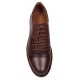 Oferta Marimea 42 Pantofi barbati casual din piele naturala Maro cu Siret LGKR231MS