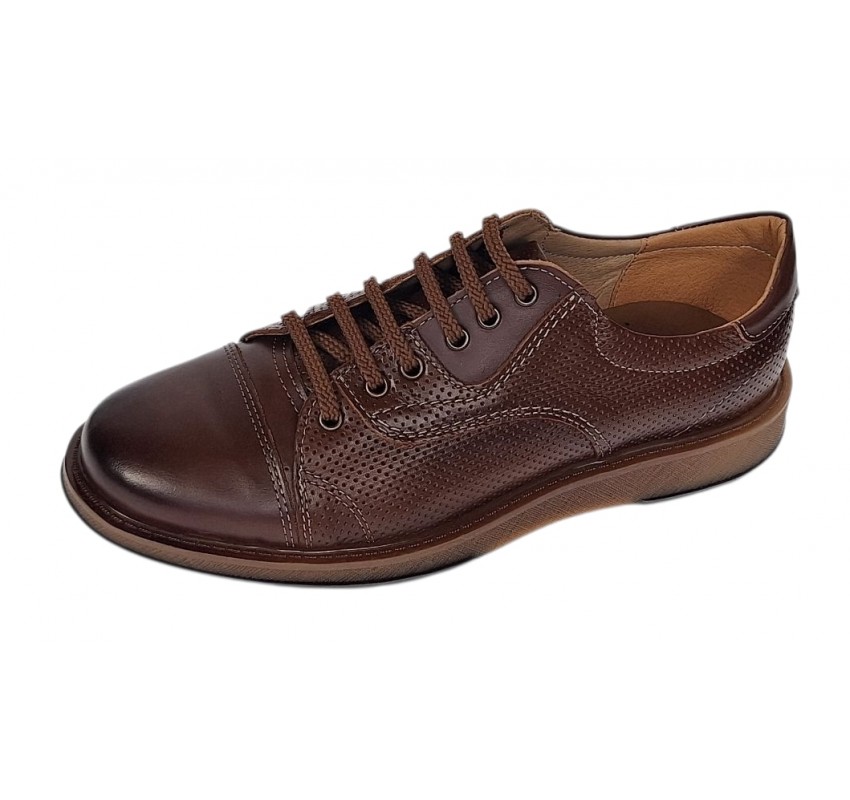 Marimea 44 Pantofi barbati casual din piele naturala Maro LGKR231MTR