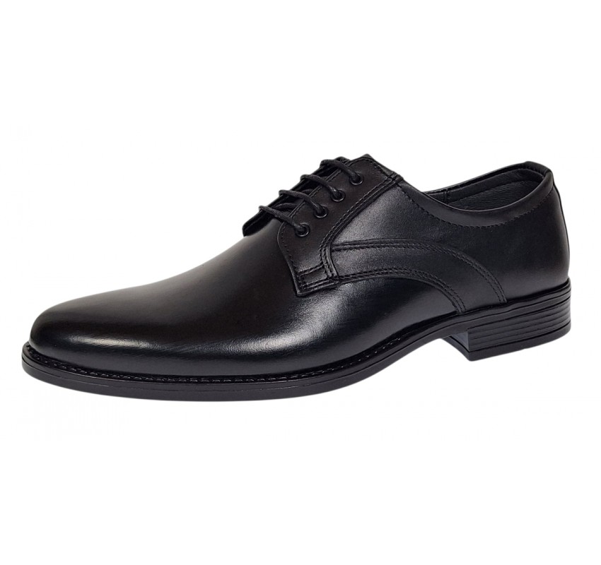 Reducere 45 Pantofi barbati eleganti din piele naturala Nikolas Negru LGKR232N