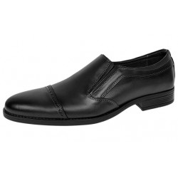 Marimea 43 Pantofi barbati eleganti din piele naturala fara siret LGKR233NEL