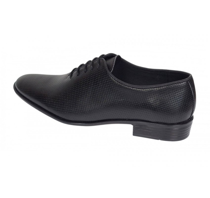 Pantofi barbati eleganti negri din piele naturala LGKR35NPF