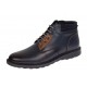 Oferta Marimea 41 Ghete piele naturala barbati imblanite cu siret si fermoar Corsa Blue LGKR3XBL