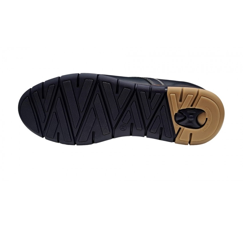 Marimi 37, 38 Pantofi barbati sport din piele naturala bleumarin LGKR57BLM