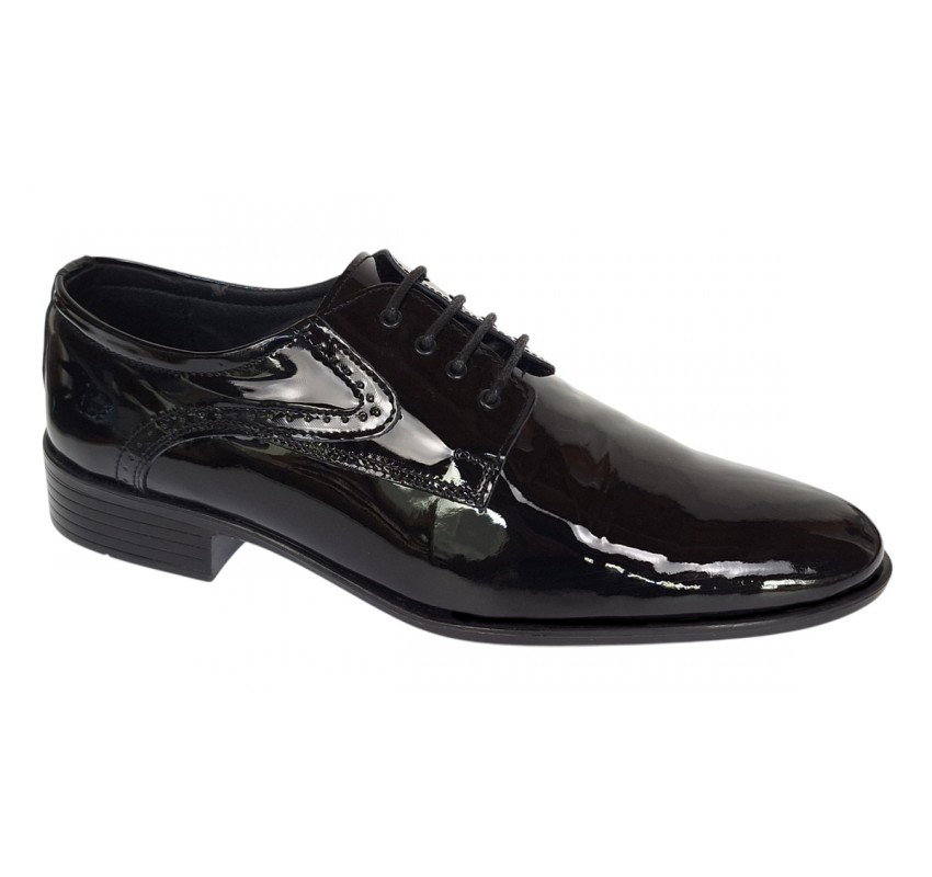 Pantofi barbati eleganti din piele naturala – Negru Lac Marimea 39 Pantofi barbati eleganti din piele naturala – Negru Lac Marimea 39