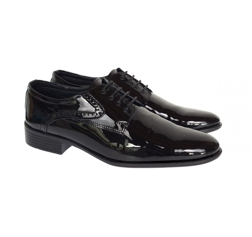 Pantofi barbati eleganti din piele naturala – Negru Lac Marimea 39 Pantofi barbati eleganti din piele naturala – Negru Lac Marimea 39