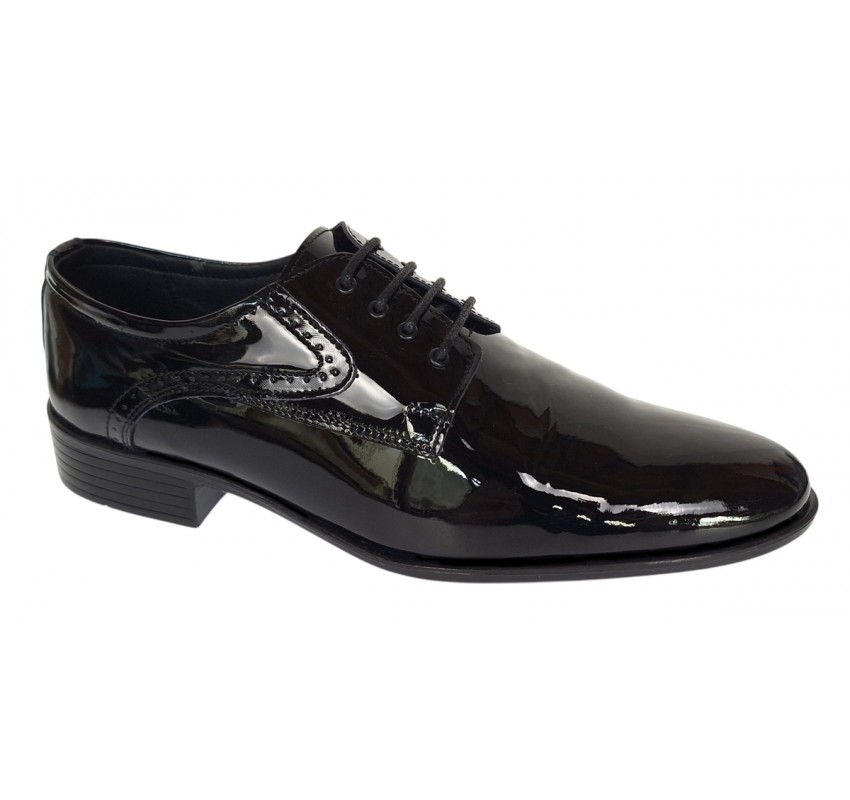 Pantofi barbati eleganti din piele naturala – Negru Lac Marimea 39 Pantofi barbati eleganti din piele naturala – Negru Lac Marimea 39