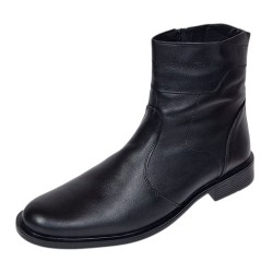 Oferta Marimea 44 Ghete barbati din piele naturala cu fermoar imblanite LGKR714N