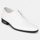 Pantofi albi eleganti barbati piele naturala LGKR71A
