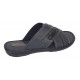 Papuci barbati din piele naturala de culoare Gri inchis - LGKR74GRI Marimea 45 Papuci barbati din piele naturala de culoare Gri inchis - LGKR74GRI Marimea 45