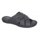Papuci barbati din piele naturala de culoare Gri inchis - LGKR74GRI Marimea 45 Papuci barbati din piele naturala de culoare Gri inchis - LGKR74GRI Marimea 45