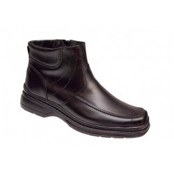 Oferta marimea 41 Ghete barbati din piele naturala cu fermoar imblanite LGKR77N