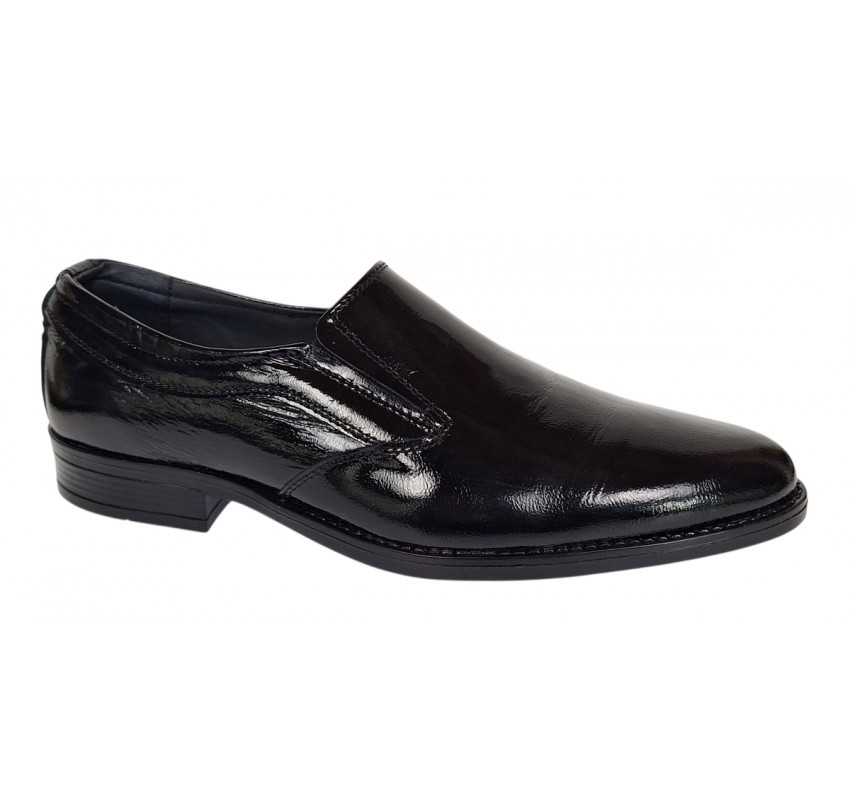 Oferta Pantofi barbati eleganti din piele naturala Negru LAC CU DEFECT  (Vezi foto)  Oferta Pantofi barbati eleganti din piele naturala Negru LAC CU DEFECT  (Vezi foto)